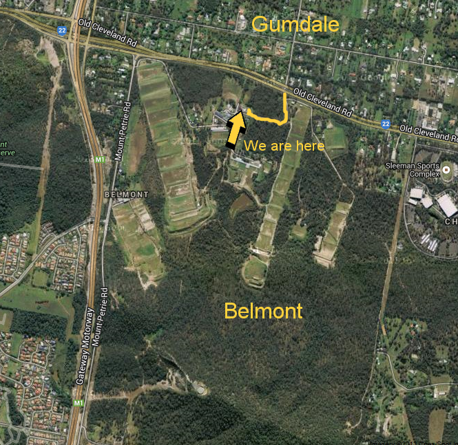 Map to ACGQ Club House